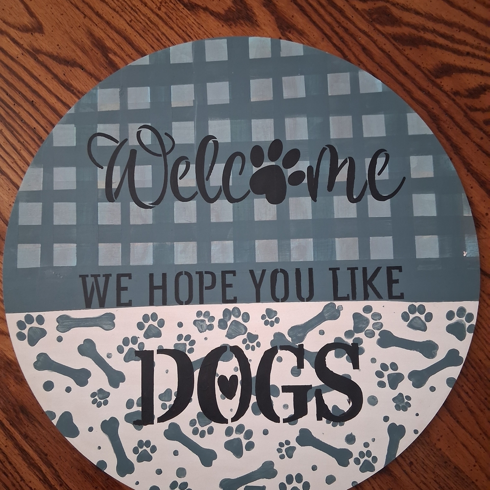Welcome Dog Lovers Sign